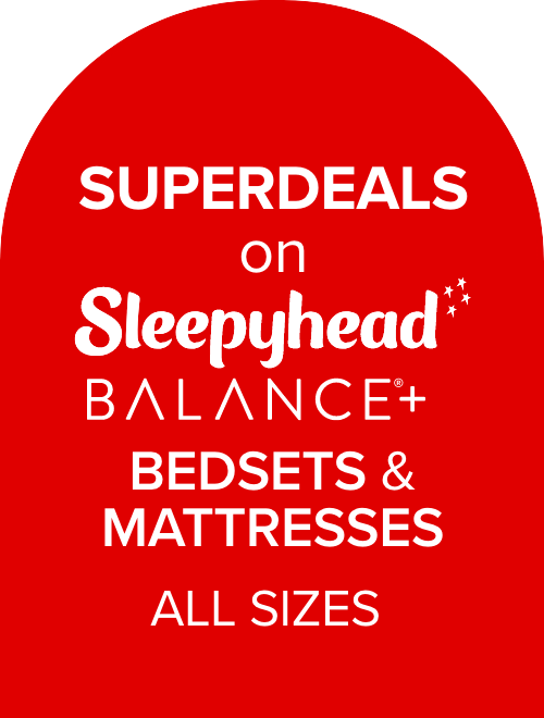 SUPERDEALS on Sleepyhead Balance+ Bedsets & Mattresses (All Sizes)
