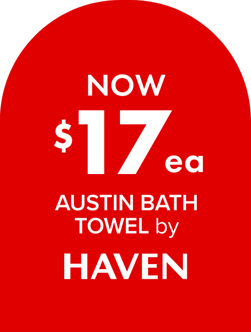 NOW $17ea Austin Bath Towel by Haven