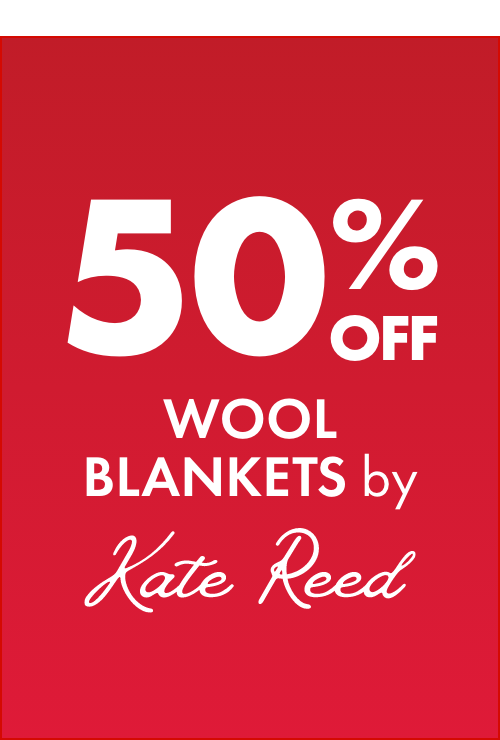 50% OFF Wool Blankets by Kate Reed