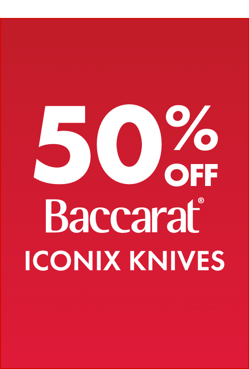 50% OFF Baccarat Iconix Knives