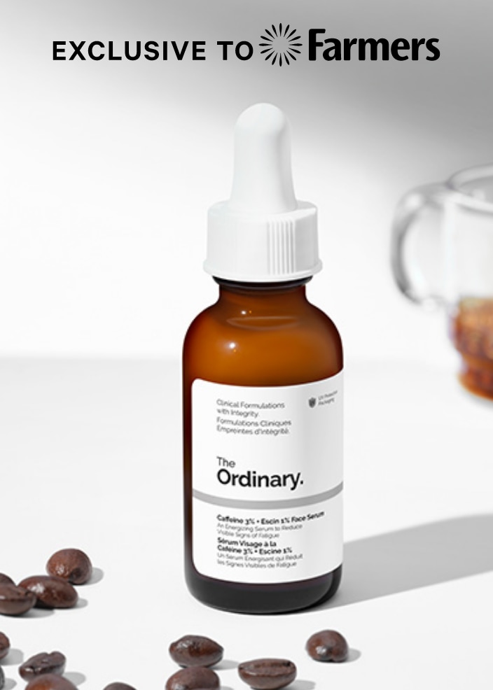 Exclusive To Farmers lockup The Ordinary Caffeine 3% + Esin 1% Face Serum