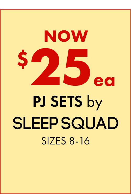 NOW $25ea PJ Sets by Sleep Squad Sizes 8-16
