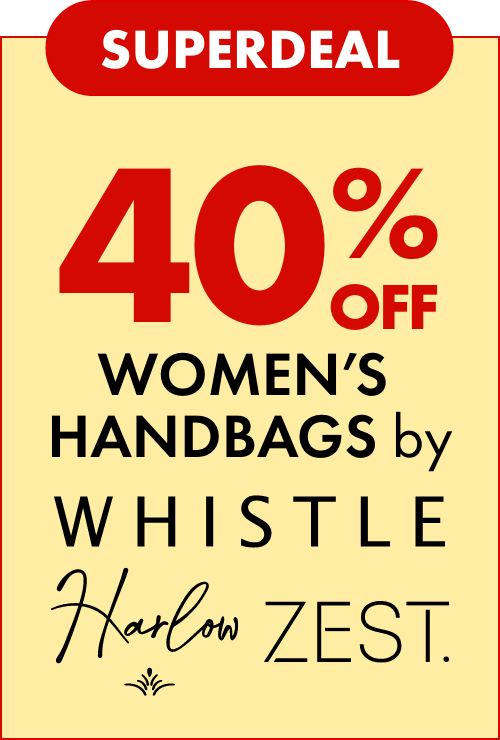 Superdeal 40% off Women's Handbags by Whistle & Zest