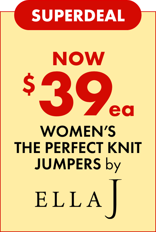 Superdeal NOW $39ea The Perfect Knit Jumpers by Ella J