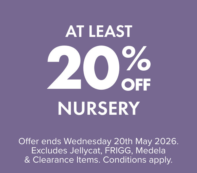 At least 25% off Nursery