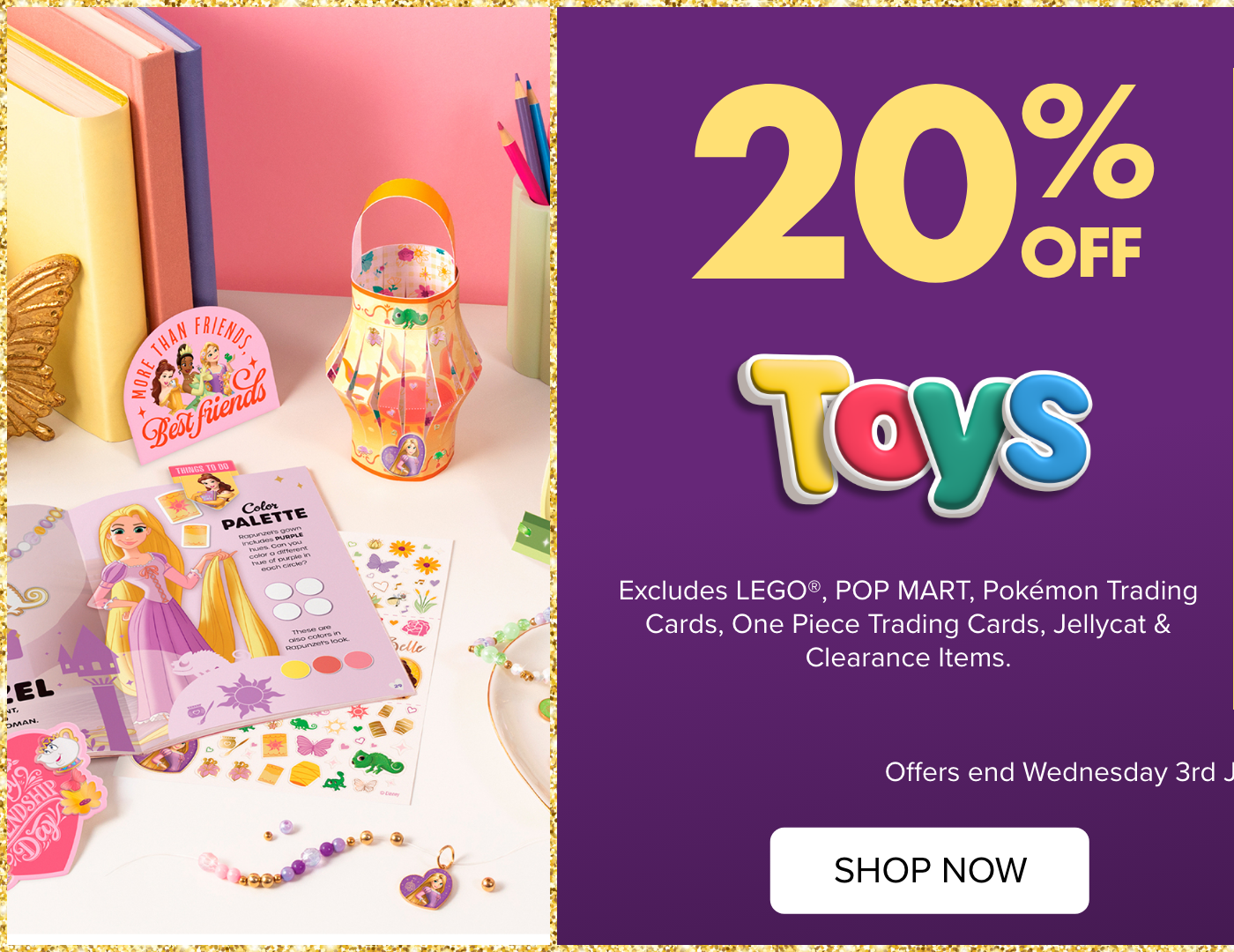 20% OFF Toys