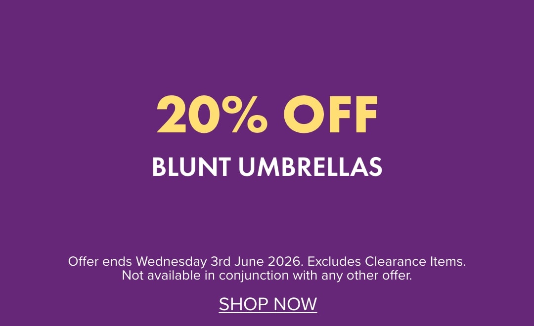 20% OFF Umnrellas by Blunt