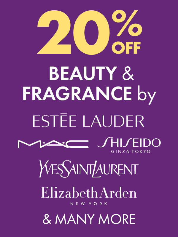 20% OFF Beauty & Fragarnce Brands