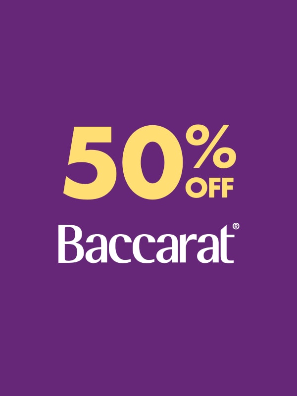50% OFF Baccarat