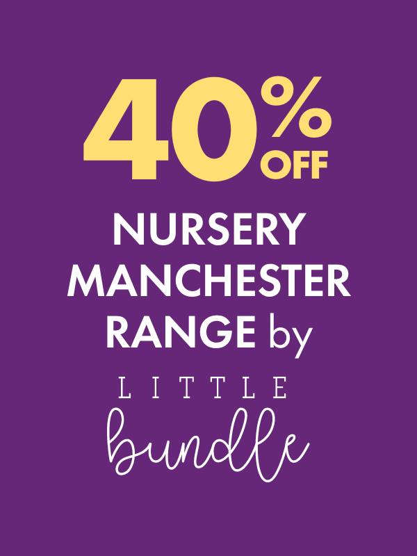 40% OFF Nursery Manchester Range by Little Bundle