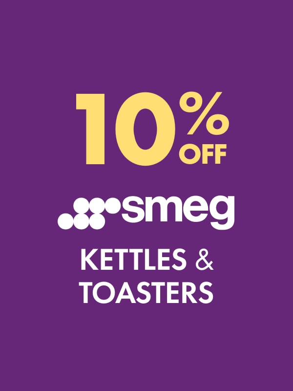 10% OFF Smeg Kettles & Toasters