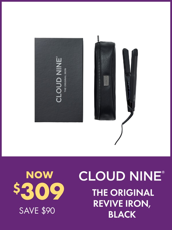 NOW $309 SAVE $90 Cloud Nine The Original Revive Iron, Black