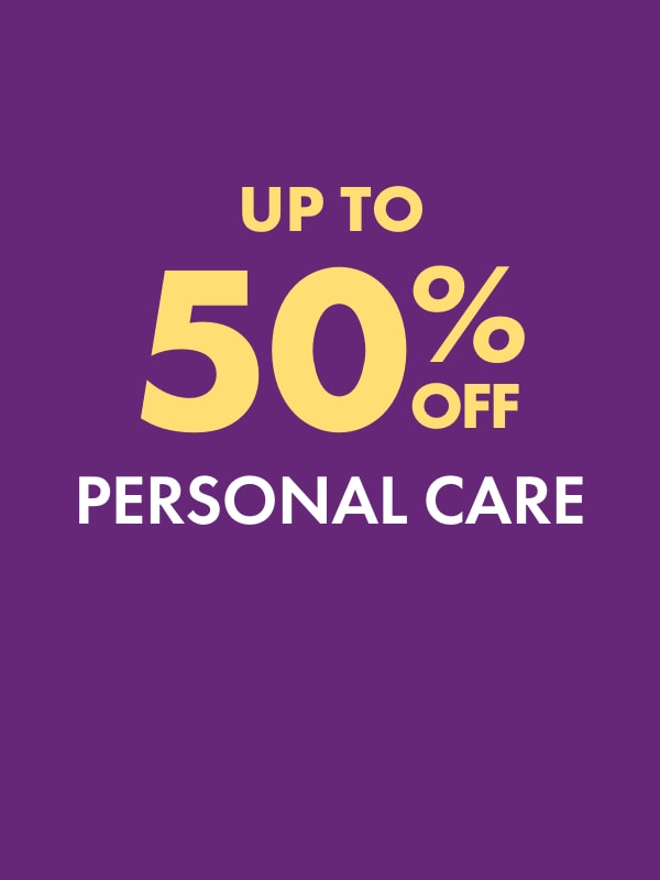 UP TO 50% OFF Personal Care