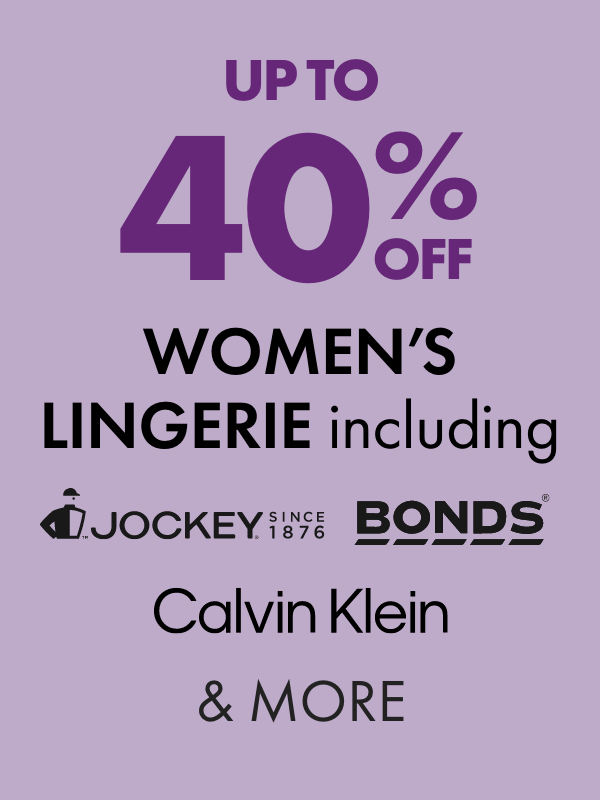 Up to 40% Off Women's Lingerie