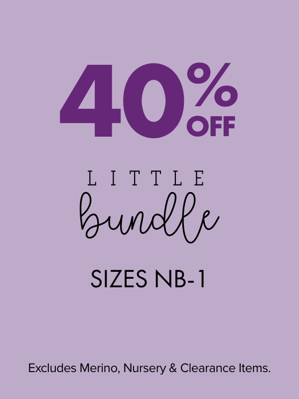 40% OFF Little Bundle Sizes NB-1