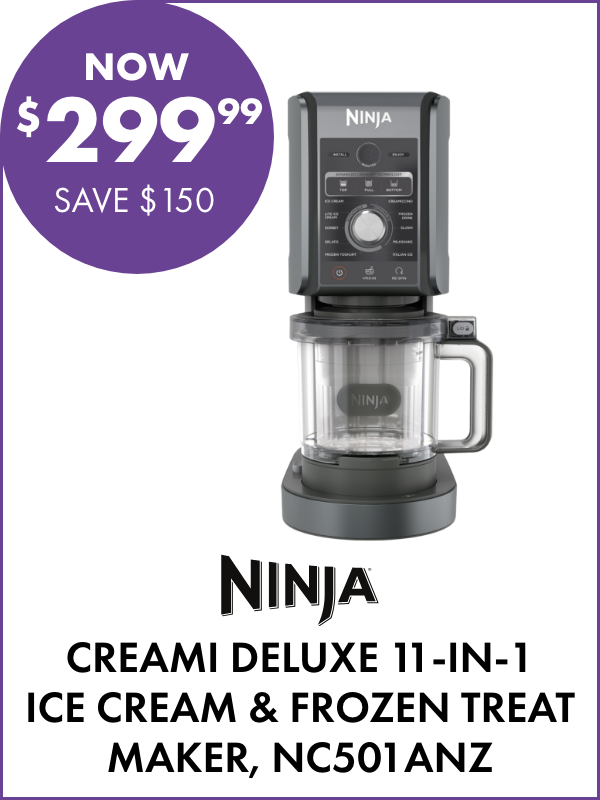 NOW $299.99 SAVE $150 Ninja Creami Deluxe 11-In-1 Ice Cream & Frozen Treat Maker, NC501ANZ