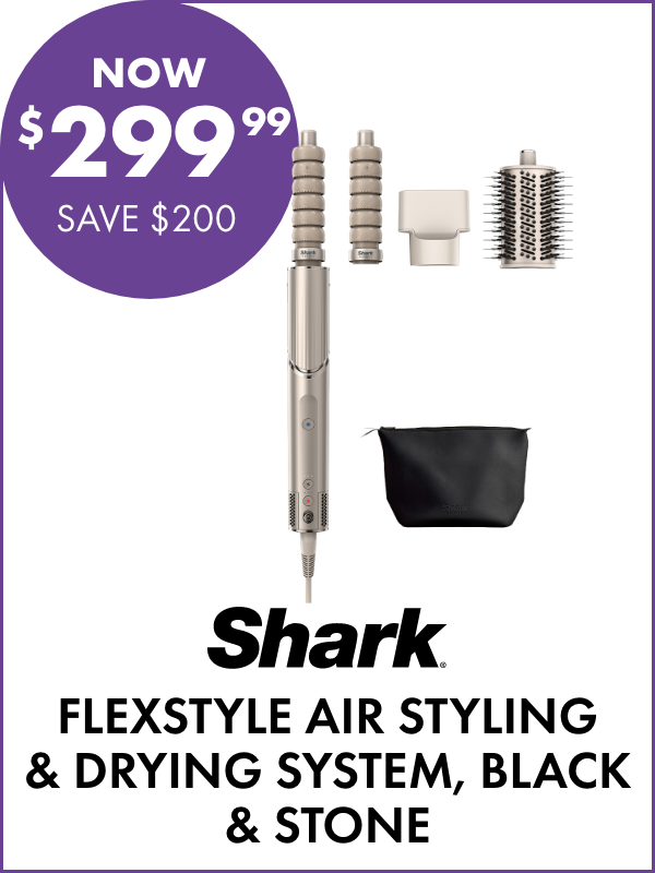NOW $299.99 SAVE $200 Shark FlexStyle Air Styling & Drying System, Black & Stone