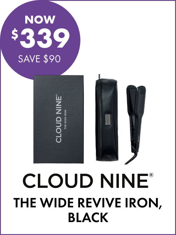 NOW $339 SAVE $90 Cloud Nine The Wide Revive Iron, Black