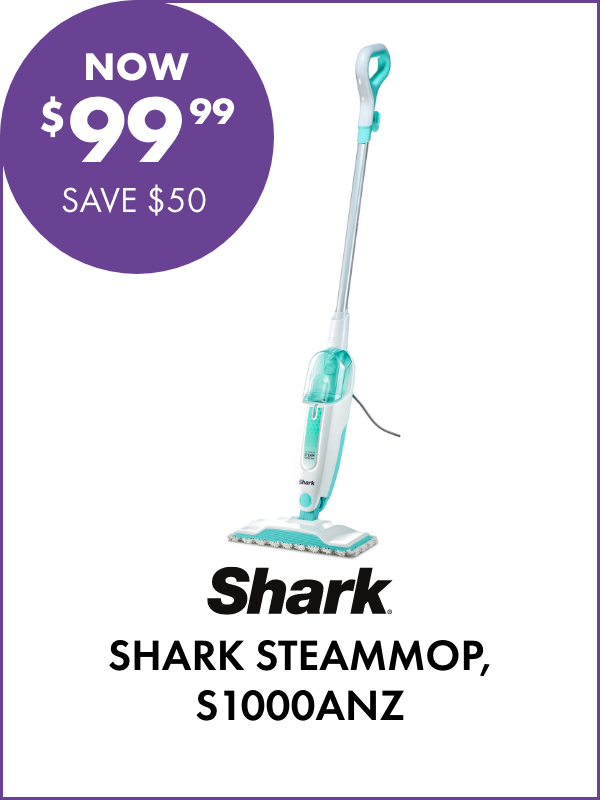 NOW $99.99 SAVE $50 Shark Steam Mop, S1000ANZ