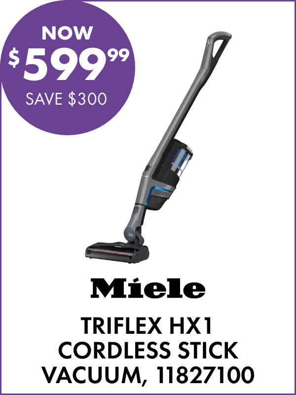 NOW $599.99 SAVE $300 Miele Triflex HX1 Cordless Stick Vacuum, 11827100