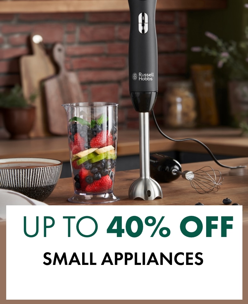 up to 40% OFF Small Appliances