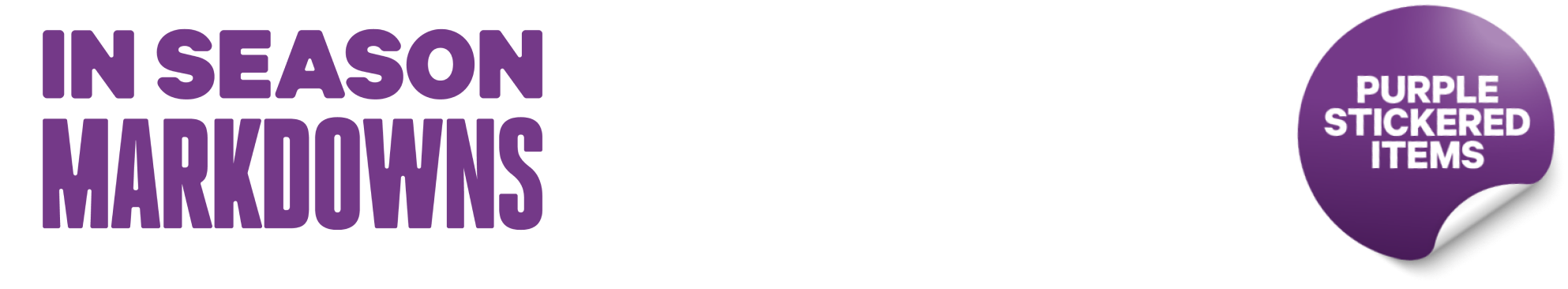 In season markdowns 50% off women's clothing and sleepwear