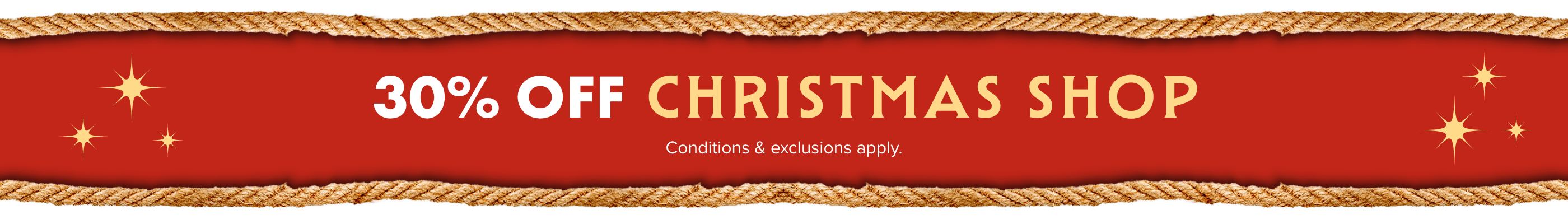 30% off Christmas Shop