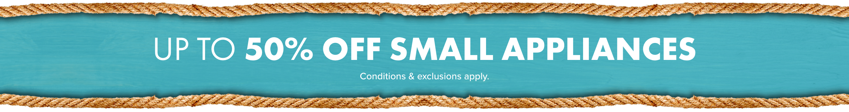 Up to 50% off Small Appliances