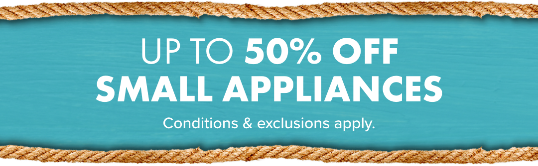 Up to 50% off Small Appliances