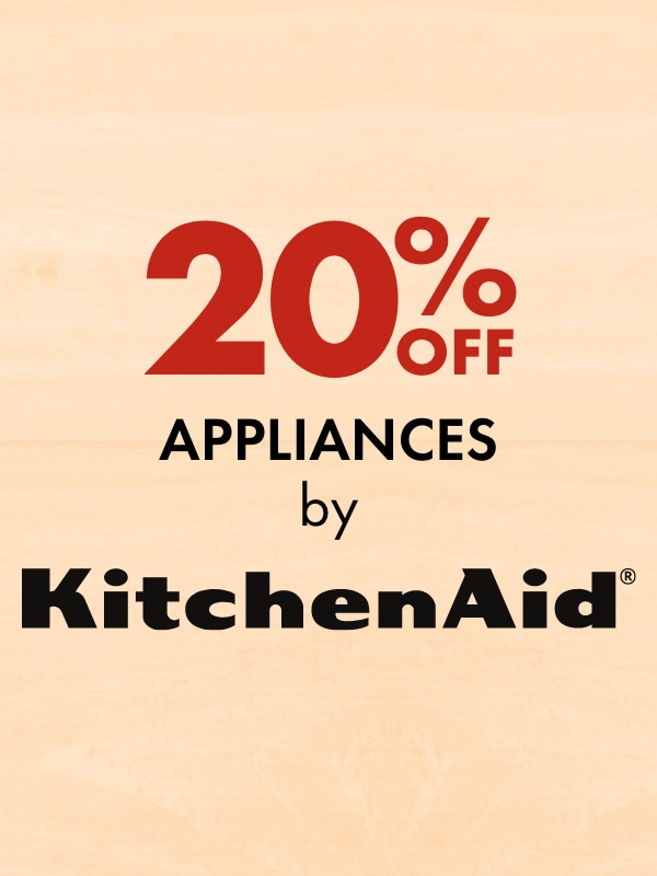 20% OFF KitchenAid Appliances