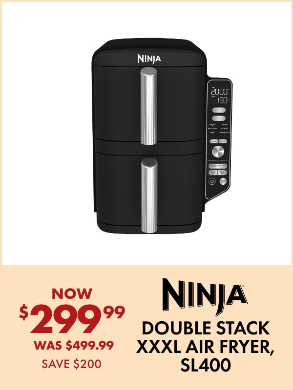 Ninja Double Stack XXXL Air Fryer, SL400 – Now $299.99