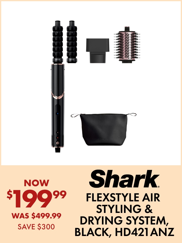 Shark FlexStyle Air Styling & Drying System, Black, HD421ANZ – Now $199.99