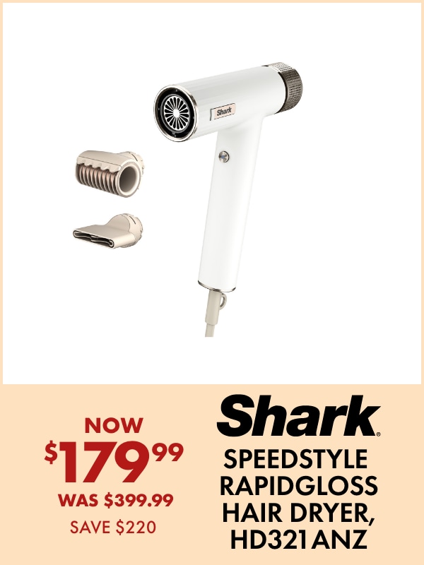 Shark SpeedStyle RapidGloss Hair Dryer, HD321ANZ – Now $179.99