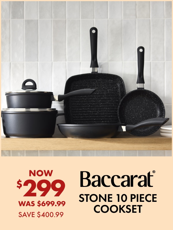 NOW $299 Stone 10-Peice Cookset by Baccarat