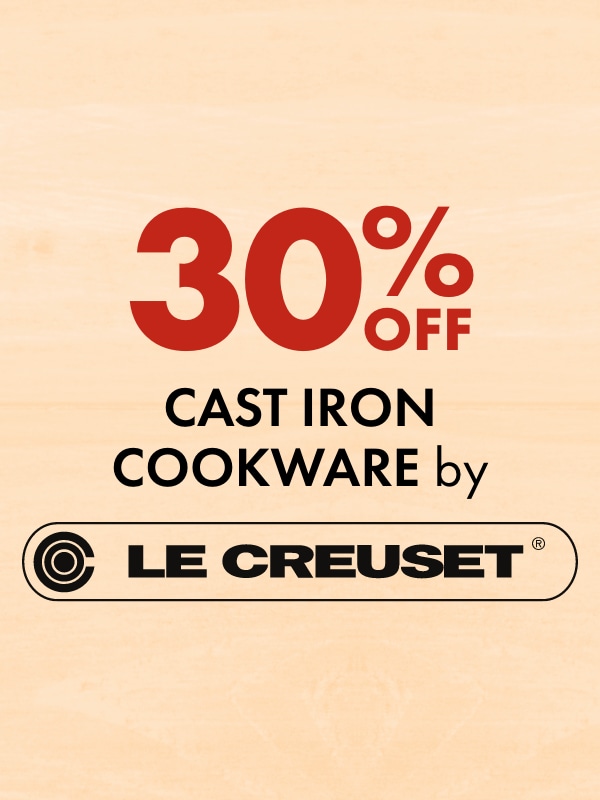 30% OFF Cast Iron Cookware by Le Creuset