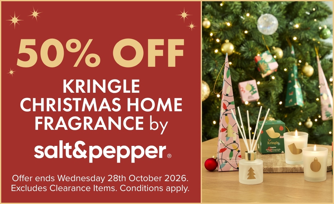 50% OFF Kringle Christmas Home Fragrance by Salt&Pepper