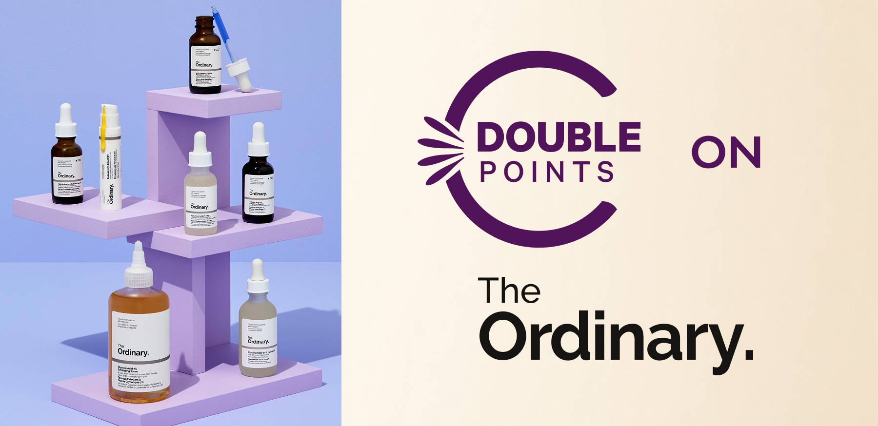 DOUBLE POINTS on The Ordinary