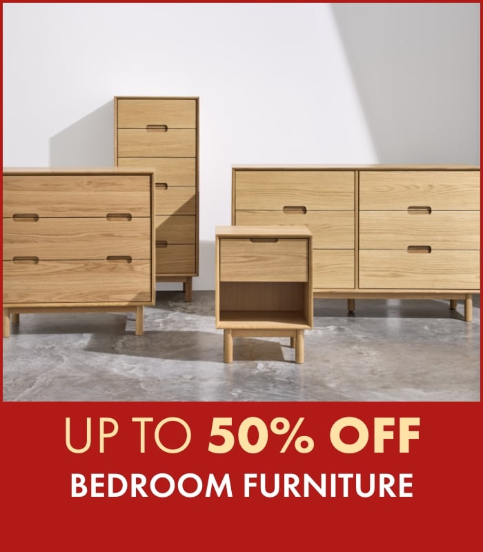 UP TO 50% OFF Bedroom Furniture