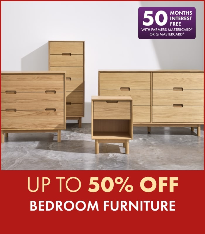 UP TO 50% OFF Bedroom Furniture