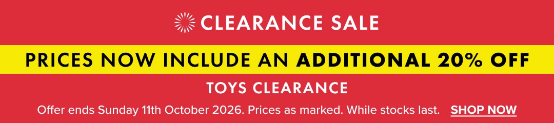 Additional 20% OFF Toys Clearance