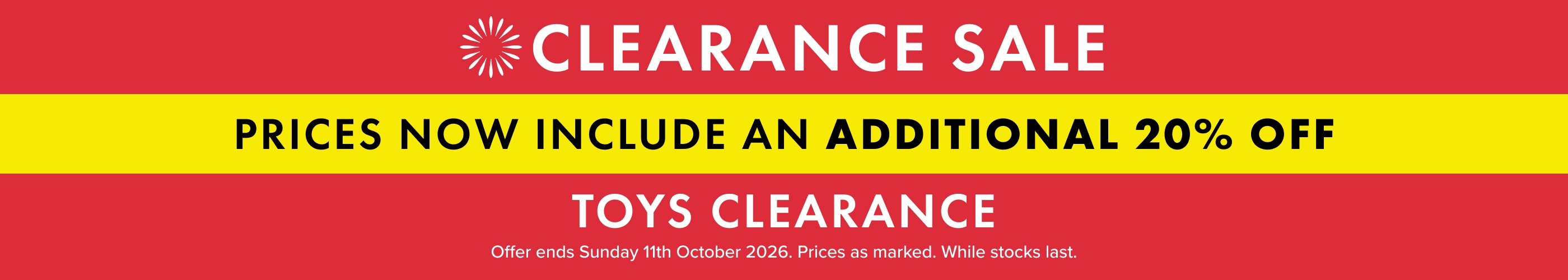 Additional 20% OFF Toys Clearance
