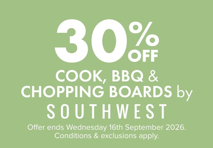 30% OFF Cook, BBQ & Chopping Boards by SouthWest