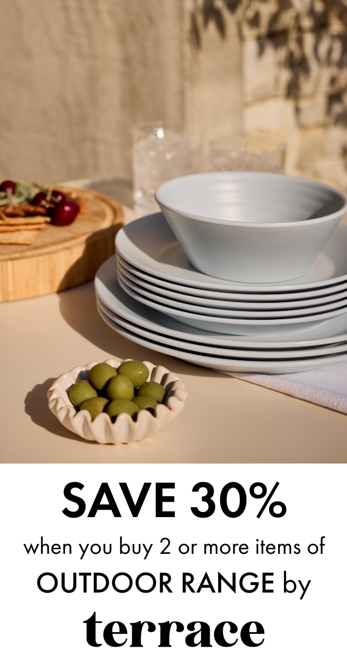 Save 30% when you buy 2 or more items of Outdoor Range by Terrace.