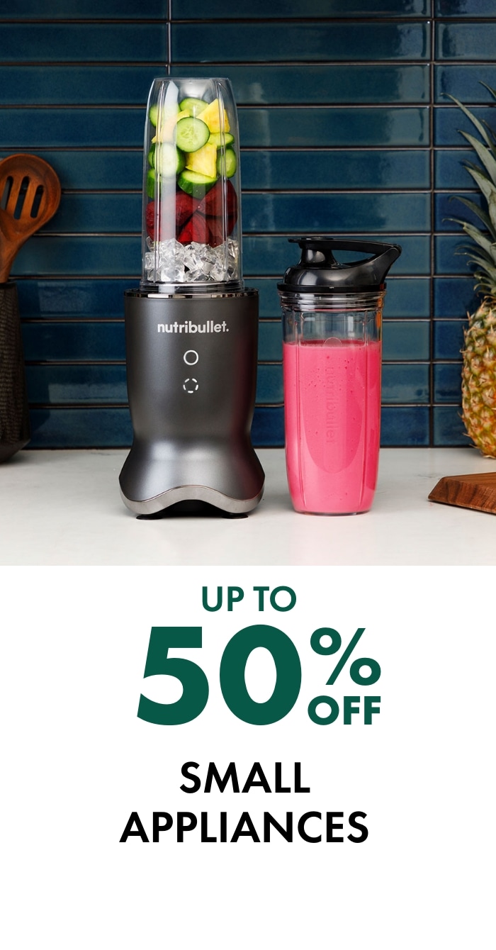 up to 50% OFF Small Appliances