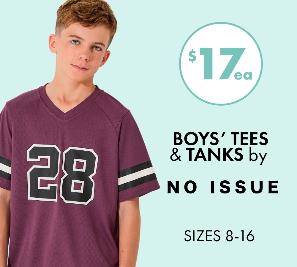 $17ea Boys' Tees & Tanks by No Issue