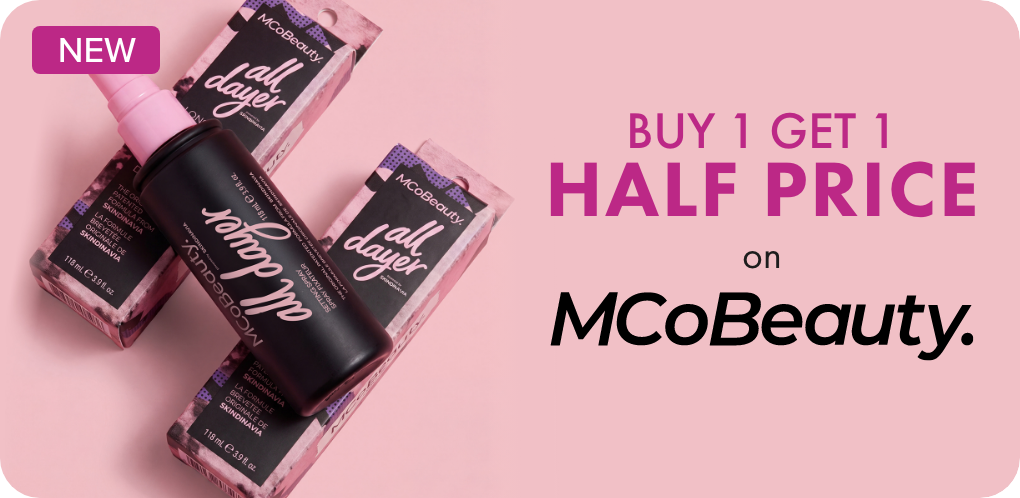 BUY 1 GET 1 HALF PRICE on MCOBEAUTY
