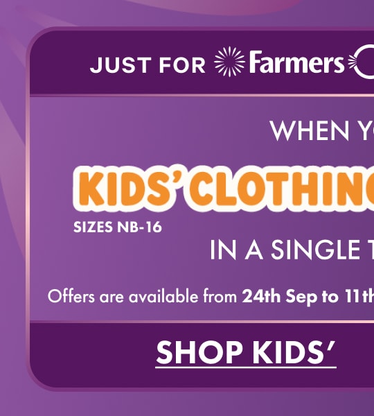 5x Points when you shop kids' Clothing PLUS Toys in a single transaction