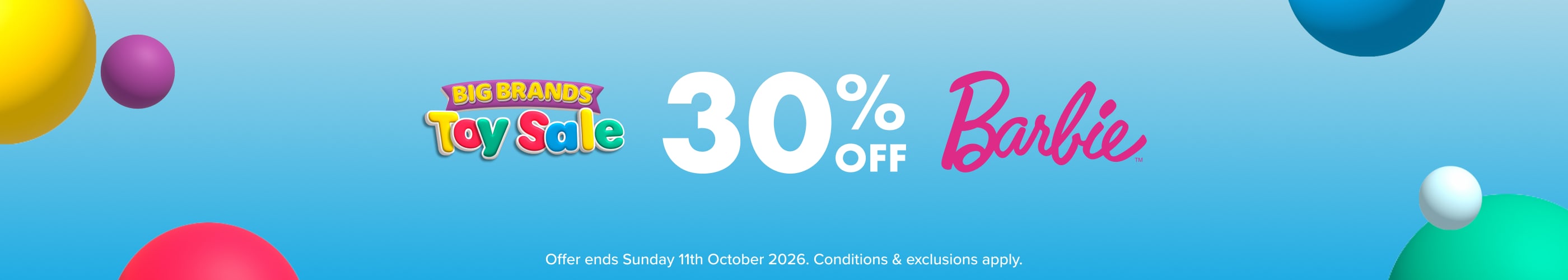30% OFF Barbie