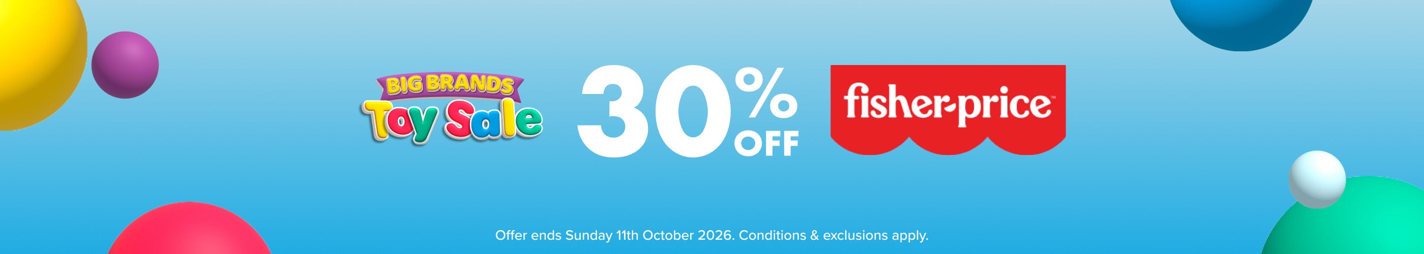 30% OFF Fisher Price
