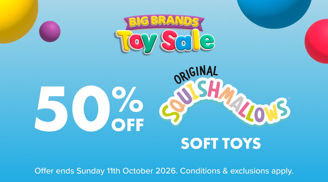 50% OFF Squishmallows Toys